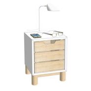 Eket - caisses en bois Simply a Box - L30 x H30 x P29 cm - bois brut et 6 coloris lasure à l'eau_2