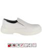 Chaussures de sécurité basses S2 SRC - Mocassin blanc en microfibres avec embout acier_2