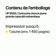 953XL Cartouche dencre jaune grande capacité authentique_2