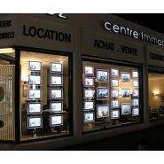 Leda3v - porte affiche lumineux led vertical - bbworkers - a3_2