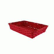 Corbeille bambou rouge Vieto 38x28 -_2
