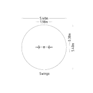 Balançoire rotative à bascule Swingo réf-8057040 - Hags - Pour enfants de 3 à 12 ans_2