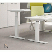 Bureau rectangulaire électrique réglable en hauteur - Quadrifoglio - Oui, Oui, 100_2