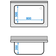 Plonge batterie 100x70cm sur meuble_2