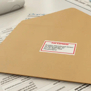 Brother DK-22251 ruban d'étiquette Noir et rouge sur blanc_2