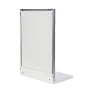 Flexislot - meuble présentoir en aluminium et bois - VKF Renzel - simple face - 300x450x200 mm_2