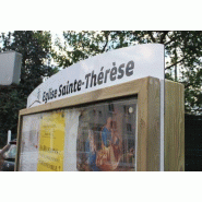 Vitrine incassable cadre bois et supports_2