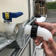 Bec verseur pour cuve de stockage 1000L - Prolongateur pour cuve à eau IBC/GRV - S60X6_2