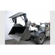 Benne agricole livrée avec casquette et côtés démontables