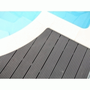 Pack 1 m² - Lames de terrasse composite Qualita avec accessoires - Gris carbone - Épaisseur 25 mm - Largeur 14 cm - Longueur 360 cm_2