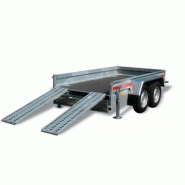 Remorque porte-engins Tema Builder 1 - Longueur utile 2,60 m - PTAC 3T - 2 essieux freinés_2
