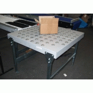 Table à billes - Acier - Pour objets à fond plat jusqu’à 60kg/m² - Déplacement multidirectionnel_2