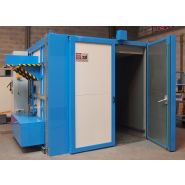 Tunnel de traitement thermique à manutention au sol - grands volumes avec turbo-convection - normes AMS 2750D, Nadcap, ATEX_2