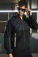 Veste hybride Spock homme - U-Power - Réf: UPFU213 - Respirante, coupe-vent, déperlante, idéale pour travaux dynamiques en environnements froids_2