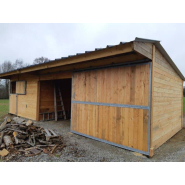 Module box et abri avec retour - BOX034 - 100% bois français, épaisseur 48mm_2