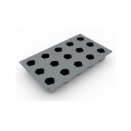 Gala Apple - Moule en silicone Gourmand Horeca Pavoni Italia - 15 empreintes_2