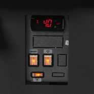 Vitrine réfrigérée SOCB37582A - présentation plats préparés et fromages - éclairage LED - façade vitrée ouvrante_2