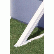 Piscine ovale acier 5,27m x 3,27m x h: 1,22m - filtration à cartouche - renforts apparents_2