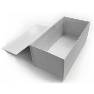Boîte coffret double plat (longue) - personnalisable avec impression numérique et cales intérieures_2