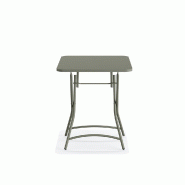 Breeze - Table de bistrot pliable 60x60 cm en métal Vert_2