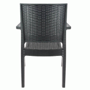 Fauteuil Porquerolles Baleares polypropylène - GRIS_2