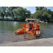 Pelles flottantes pour travaux de dragage_2