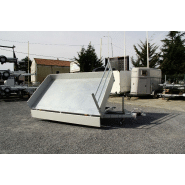 Remorque benne hydraulique tri-benne Debon BEN 180 - PW 2.2 avec pompe électrique SPX et batterie_2