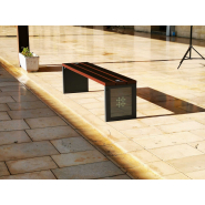 Banc urbain connecté nouvelle génération, alimenté par l'énergie solaire - STEORA_2