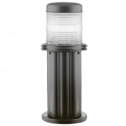 Borne lumineuse OMO IP55 E27 23W anthracite - DOPO - éclairage extérieur_2