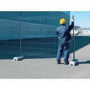 Mobiclic - clôture grillagée mobile Cavatorta - panneaux 240 cm avec anti-intrusion et haute visibilité_2