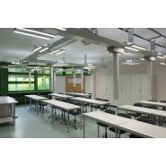 Système de médias au plafond pour la fourniture des connexions d'électricité, de données et d'air comprimé - Powerlift_2