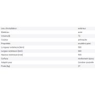 129455W - Cendrier poubelle en acier galvanisé avec toit de protection amovible et récipient intérieur_2