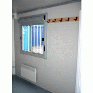 Bungalows de chantier combi bs / modulaire / ossature en métal / parois en panneau sandwich / isolé / 6 x 2.40 m_1