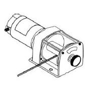 Treuil électrique PE12V/9000 Ribitech - Ribimex - Traction 4000 kg - 12V avec câble acier 29m et accessoires inclus_2