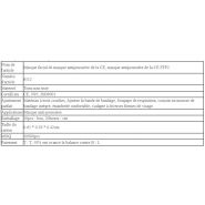 6112 - Masque FFP2 CE - Suzhou Sanical Protection Product Manufacturing Co. Ltd - Anti-poussière - Certifié EN149_2