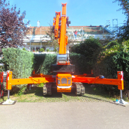 Mini-grue araignée télescopique sur chenilles conçue pour être facile à transporter et à manoeuvrer et pour le travail dans différents types d'endroits difficiles - jekko spx 1275_2