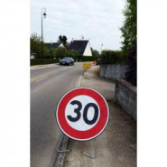 Panneau de prescription temporaire BK14 - Signalisation routière avec film rétro-réfléchissant_2