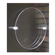 Vitrage en plexiglas transparent, épaisseur 5mm - Hygiglass® Sanitaire et Amovible - Modèle BASIC_2