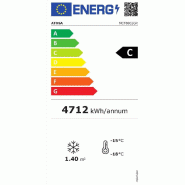Armoire réfrigérée vitrée négative 2 portes 1240L Atosa_2