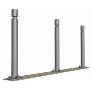 42.11-91 - Potelets fixes sur platine - Hauteur hors-sol 0,90m - Gorge Ø76mm_2