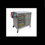 Chariot de soin hospitalier Weecart - 2 colonnes, configuration modulable pour stockage et transfert de médicaments et instruments_2