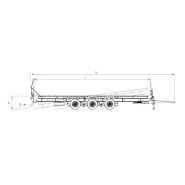 Pea 130 - Remorque porte engin agricole Gourdon - 8 points d'ancrage latéraux avec manilles CE - Flèche réglable, rampes acier + bois_2