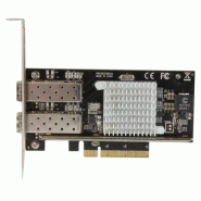 Carte réseau PCI Express à  2 ports fibre optique 10 Gigabit Ethernet avec SFP+ ouvert et chipset Int_2