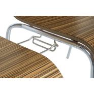 Chaise empilable Paula - Coque en bois moulé - Disponible en différentes versions et couleurs_2