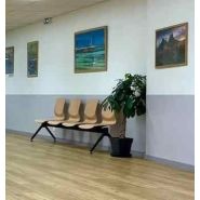 CUERVA - Siège bois sur poutre avec piètement métallique et options personnalisables_2