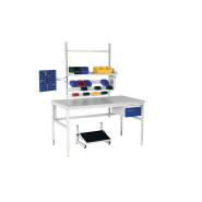 Poste de travail ergonomique réglable en hauteur de 700 à 950 mm, pieds en A_2