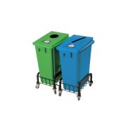 Collecteurs de déchets - Poubelle tri sélectif modulable Mix & Match intérieur - Bacs de 40, 60 ou 80L - 7 coloris_2