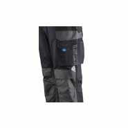 PANTALON de travail TELICA II grs noir bleu_2