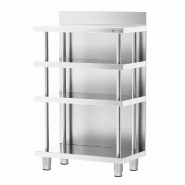 Table de travail de bar inox - 600 x 600 mm_2