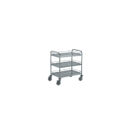 Chariot de service - 3 niveaux, inoxydable, FABRIQUE EN FRANCE - Référence 801557_2